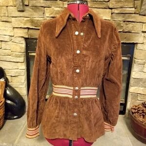 70s Chocolate Brown Vintage Jacket